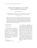 Báo cáo "  Quelles normes appliquées pour le meilleur choix de la plate-forme d’e-learning? "