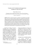 Báo cáo " A propos de l’évaluation de l'expression modale en classe de FLE "