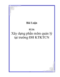 Đề tài:  Phân tích thiết kế  hệ thống quản lý thư viện