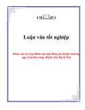 Luận văn tốt nghiệp: Khảo sát các loại hình câu hỏi thông tin thuốc thường gặp trên lâm sàng, Bệnh viện Bạch Mai