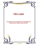 TIỂU LUẬN:  Ứng dụng thương mại điện tử trong Ngân hàng Thương mại Cổ phần Quân đội (MB)