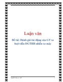 Đề tài: Đánh giá tác động của GT xe buýt đếnDGTHH nhiều xe máy