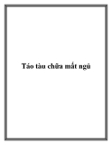 Táo tàu chữa mất ngủ