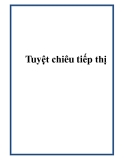 Tuyệt chiêu tiếp thị