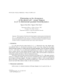 Báo cáo "Eliminating on the divergences of the photon self - energy diagram in (2+1) dimensional quantum electrodynamics  "