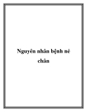 Nguyên nhân bệnh nẻ chân