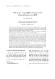 Báo cáo " Thấy gì qua các giải pháp chống lạm phát những tháng đầu năm 2008 "