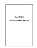 GIÁO TRÌNH LÝ THUYẾT CƠ BẢN VỀ MẠNG LAN