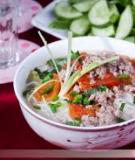 Bún canh chua thịt nạc