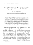 Báo cáo " Quản lý nhà nước đối với lao động di cư trong quá trình công nghiệp hóa, đô thị hóa ở Thủ đô Hà Nội "