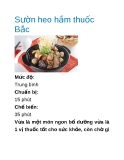 Sườn heo hầm thuốc Bắc