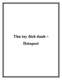 Thư tay đích danh – Datapost