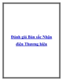 Đánh giá Bản sắc - Nhận diện Thương hiệu
