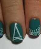 Sáng tạo với mẫu nail tháp Eiffel đẹp mắt