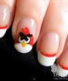 Nail họa tiết angry bird cực "độc" cho cô nàng cá tính