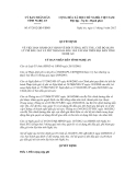 Quyết định số 67/2012/QĐ-UBND 