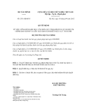 Quyết định số 2331/QĐ-BTC 