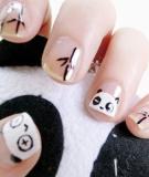 Nghịch ngợm với nail gấu trúc