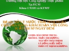 Đề tài: XỬ LÝ NƯỚC THẢI SINH HOẠT CỦA NHÀ HÀNG KHÁCH SẠN VỚI CÔNG SUẤT 350 M3/NGÀY ĐÊM