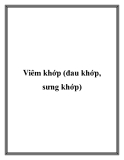Viêm khớp (đau khớp, sưng khớp)