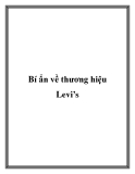 Bí ẩn về thương hiệu Levi’s