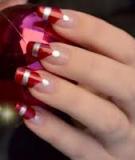 Những kiểu nail Pháp tuyệt đẹp cho mùa giáng sinh