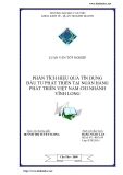 Luận văn phân tích hiệu quả tín dụng đầu tư phát triển tại ngân hàng phát triển Việt Nam chi nhánh Vĩnh Long