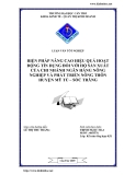 ĐỀ TÀI " BIỆN PHÁP NÂNG CAO HIỆU QUẢ HOẠT ĐỘNG TÍN DỤNG ĐỐI VỚI HỘ SẢN XUẤT CỦA CHI NHÁNH NGÂN HÀNG NÔNG NGHIỆP VÀ PHÁT TRIỂN NÔNG THÔN HUYỆN MỸ TÚ – SÓC TRĂNG " 