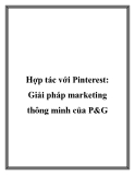 Hợp tác với Pinterest: Giải pháp marketing thông minh của P&G