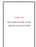 Luận văn:  Dây chuyền sản xuất và công nghệ sản xuất bia hơi NaDa