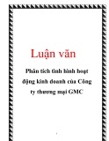 Luận văn: Phân tích tình hình hoạt động kinh doanh của Công ty thương mại GMC