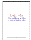 Luận văn: Công tác kế toán tại Công ty vật tư kỹ thuật xi măng