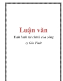 Luận văn: Tình hình tài chính của công ty Gia Phát