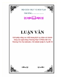  LUẬN VĂN: Giải pháp nâng cao chất lượng dịch vụ chăm sóc khách hàng cho ngân hàng Thương Mại Cổ Phần Sài Gòn Thương Tín (Sacombank), Chi nhánh Quận 8, Tp.HCM