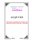 LUẬN VĂN: Định hướng và giải pháp phát triển bền vững khu du lịch sinh thái Tràm Chim – Đồng Tháp