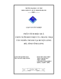 Luận văn: PHÂN TÍCH HIỆU QUẢ CHĂN NUÔI HEO THỊT CỦA TRANG TRẠI TÂN NGHĨA THÀNH TẠI HUYỆN LONG HỒ, TỈNH VĨNH LONG