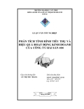 LUẬN VĂN TỐT NGHIỆP PHÂN TÍCH TÌNH HÌNH TIÊU THỤ VÀ HIỆU QUẢ HOẠT ĐỘNG KINH DOANH CỦA CÔNG TY HẢI SẢN 404