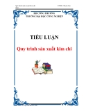  TIỂU LUẬN: Quy trình sản xuất kim chi