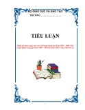  TIỂU LUẬN: Đánh giá thực trạng việc cải cách hành chính giai đoạn 2003 – 2005. Một số giải pháp trong giai đoạn 2006 – 2010 tại huyện Mộc Châu tỉnh Sơn La