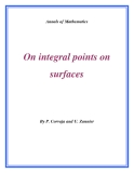 Đề tài " On integral points on surfaces "