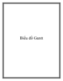 Biểu đồ Gantt