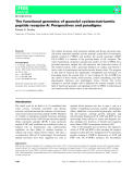 Báo cáo khoa học:  The functional genomics of guanylyl cyclase⁄natriuretic peptide receptor-A: Perspectives and paradigms