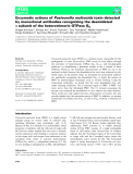 Báo cáo khoa học: Enzymatic actions of Pasteurella multocida toxin detected by monoclonal antibodies recognizing the deamidated a subunit of the heterotrimeric GTPase Gq