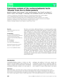 Báo cáo khoa học: Expression analysis of the nucleocytoplasmic lectin ‘Orysata’ from rice in Pichia pastoris