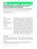 Báo cáo khoa học: Starch-binding domains in the CBM45 family – low-afﬁnity domains from glucan, water dikinase and a-amylase involved in plastidial starch metabolism