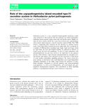 Báo cáo khoa học:  Role of the cag-pathogenicity island encoded type IV secretion system in Helicobacter pylori pathogenesis