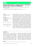 Báo cáo khoa học: Genome-wide analysis of clustering patterns and ﬂanking characteristics for plant microRNA genes