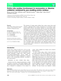 Báo cáo khoa học: Active site residue involvement in monoamine or diamine oxidation catalysed by pea seedling amine oxidase