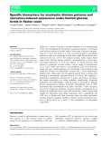 Báo cáo khoa học: Speciﬁc biomarkers for stochastic division patterns and starvation-induced quiescence under limited glucose levels in ﬁssion yeast