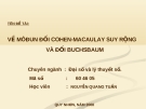 VỀ MÔĐUN ĐỐI COHEN-MACAULAY SUY RỘNG VÀ ĐỐI BUCHSBAUM